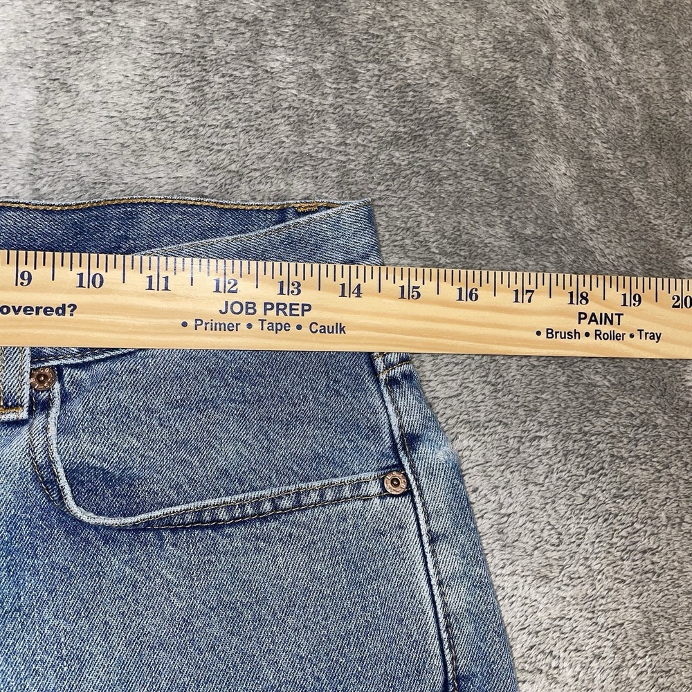 Vintage 90s Levi’s 505 Light Wash Jean Shorts Size Youth 14.5 White Tab - Picture 4 of 6